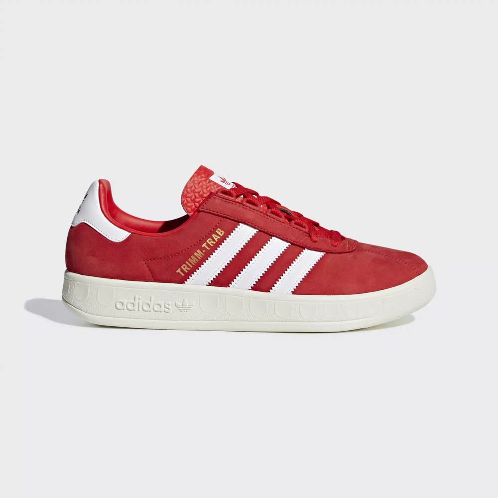 Adidas Trimm Trab Tenis Rojos Para Hombre (MX-20452)